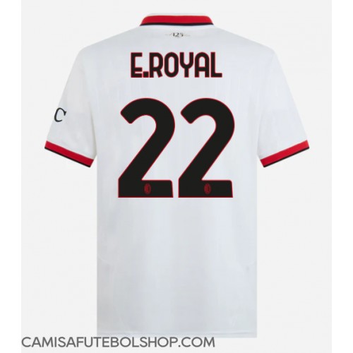 Camisa de time de futebol AC Milan Emerson Royal #22 Replicas 2º Equipamento 2024-25 Manga Curta